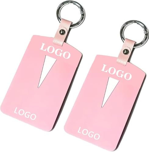 TOPABYTE Schlüsselkartenhalter für Tesla Model Y Juniper Launch Series Model 3 Highland 2017-2025 Silikon Schutzhülle Schlüsselanhänger Protector Cover Keychain, Rosa, 2 Stücke