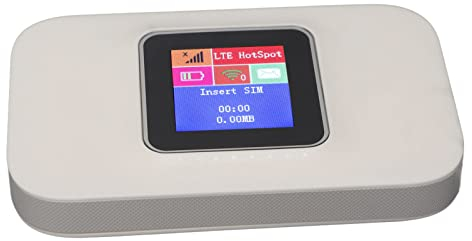 KIMISS 4G Hotspot Portable WiFi 4G WiFi Hotspot Abs Pocket 4G WiFi 300Mbps Plug-and-Play-SIM-Kartensteckplatz 4G USB Portable WiFi für Europa Home Business