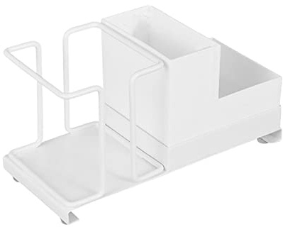 MagiDeal Creative Desktop Portabicchieri USA e Getta Dispenser per Tazze da caffè Bustina di Zucchero Porta bustine di tè Portaoggetti per Hotel Bar, Bianco