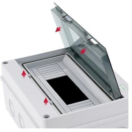 BADIKA Scatola di conversione Solare Scatola di Giunzione Serie HT 2/3/5/8/12/15/18/24 Vie PC in plastica for Esterni Scatola elettrica IP65(HT 8WAY)