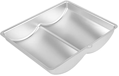 Sunicon 3D-Kuchenform aus Aluminiumlegierung | Geeignet zum Backen von Kuchen und zur Herstellung von Hochzeitsdekorationen. Maße: 26,8 x 23,8 x 5,5 cm