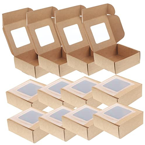 WOFASHPURET 20stücke Schmuck Display Boxen Verpackung Fälle Multifunktions Seife Verpackung Fälle Papierverpackungsbox Schmuckbehälter Schmuckorganizer