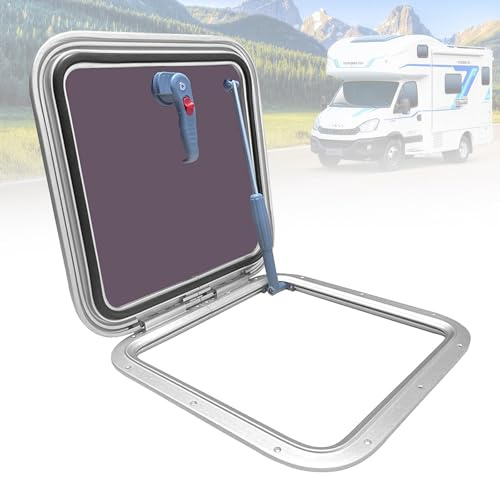 Universal Square Sliding Skylight, Aluminum Alloy Roof Vent for RV Caravan Boat Home