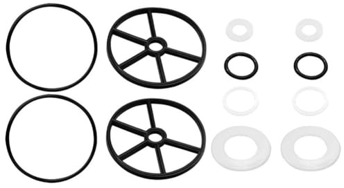 MoSundi SP0714T Junta tórica de válvula para filtros de arena Hayward Pro Series, compatible con válvulas desviadoras multipuerto Vari-Flo XL, 1-1/2 pulgadas, kit de sellado de goma B-2set