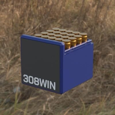 Filamelt Munitionsbox / .308 Winchester / ‘Schiebedeckel’ / Patronenbox, Ammo Box 25er