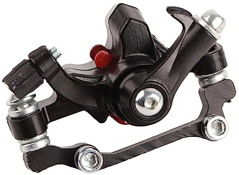 MechKit Front and Rear Disc Brake Caliper for Mountain Bike | F180 R160, 8.5x5x4 cm, Aluminium Alloy Material, Black