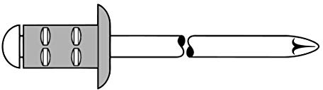Gesipa – genietet PolyGrip Alu/Edelstahl 3,2 x 11 RAL7016