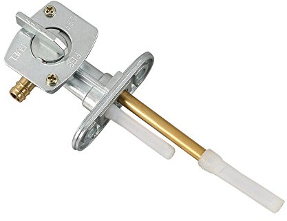 Qiilu Robinet de Réservoir d'Essence, Robinet Tuyau Filtre Reservoir Essence Carburant Interrupteur pour Gaz Carburant