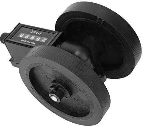 Contametri di rotolamento, strumento di misurazione del contatore di lunghezza meccanico 0-9999,9 yard Alta precisione per cavo in pelle Lunghezza plastica per stampa Pelle artificiale