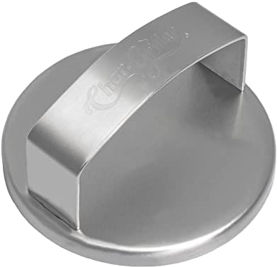 Char-Griller 8813 Flat Iron Griddle Burger Press Outdoor Kitchen Accessory
