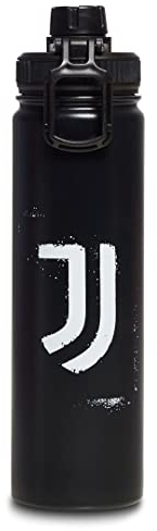 Seven Borraccia FC JUVENTUS Calcio - 500 ML - Borraccia Termica in Acciaio Inox Interno Esterno - Mantenimento Temperatura fino a 24h - Scuola, Tempo Libero, Nero I