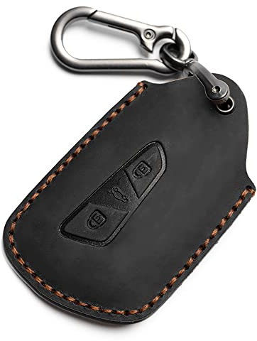 Shop4EV Autoschlüssel Hülle Schlüsselcase Schutzhülle Schlüsselhülle Kompatibel für Volkswagen VW ID.3 ID.4 ID.5 Golf 8 Seat Cupra Leon Born Formentor Skoda Enyaq Octavia Grau