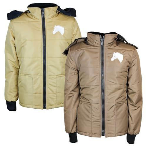 MS-Trachten Kinder Winter Reitjacke Winterjacke Mia Gold warm gefüttert (122/128)
