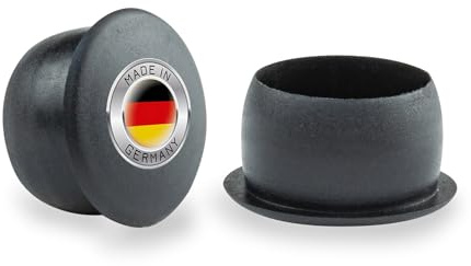 20x Blindstopfen – Made IN Germany – aus hochwertigen wetterbeständigen Kunststoff, Abdeckkappen für Bohrlöcher, Bohrlochabdeckung, Lochabdeckung, Kunststoffstopfen (6,0 mm, 20)