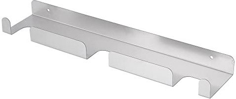 BEEOFICEPENG Supporto da parete per pala per pizza supporto per pala per pizza in acciaio inox spazzolato, supporto da parete per pala per pizza robusta