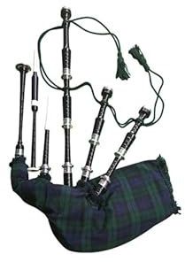 Tartancity TC Dudelsack für Anfänger, komplettes Set mit Buch Dudelsack lernen