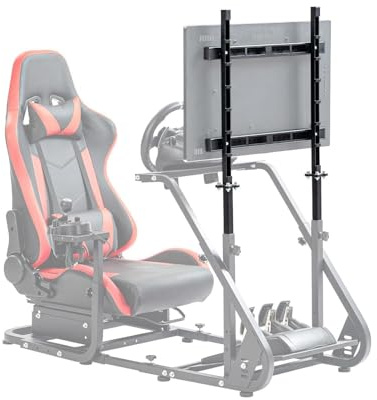 Dardoo Racing Simulator Cockpit Monitor Halterung Passend für Logitech G923 G29 G920, für Thrustmaster Wheel Frame, Ohne Lenkrad, Schalthebel, Pedale, Sitz und Racing Frame