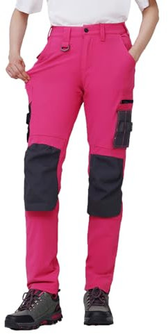 WORK IDEA Damen Slim-Fit Stretch Arbeitshose: Kritische Stoffbereiche aus Cordura – strapazierfähige Eleganz für höchste Ansprüche.