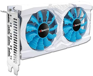 SRhonyra GTX 1660 Super 6GB Scheda Grafica GDDR6 192 Bit PCI-e 3.0 x16 4 Monitor Scheda Video Supporto DirectX 12 OpenGL4.5 HDMI e 3* DisplayPort 1.4a