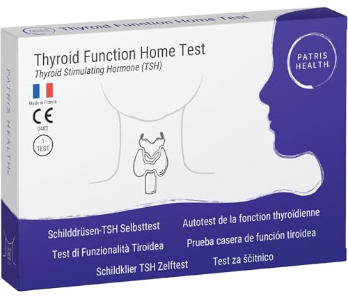 Patris Health® Schilddrüsen TSH Selbsttest, Schnelltest für Schilddrüsenunterfunktion