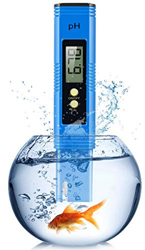 Digital pH Meter, Digital Water Quality Tester, pH Meter with Backlight 0.00-14.00 High-Density Test Range, Auto Calibration and Clear Display, pH Meters for Household Drinking Water, Pools, Aquariums