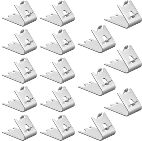 ULTECHNOVO 16pcs Freezer Shelf Support Clips Cooler Shelf Brackets for Easy Installation Refrigerators and Freezers and Multipurpose Design