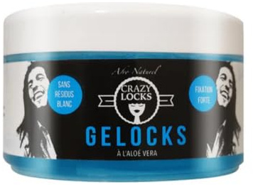 Crazy Locks Blue Aloe Vera Gelocks, natürliches Pflanzengel für Locks, 300 ml, ohne Sulfate, ohne Parabene, ohne Rückstände, ohne Farbstoffe, ohne Alkohol
