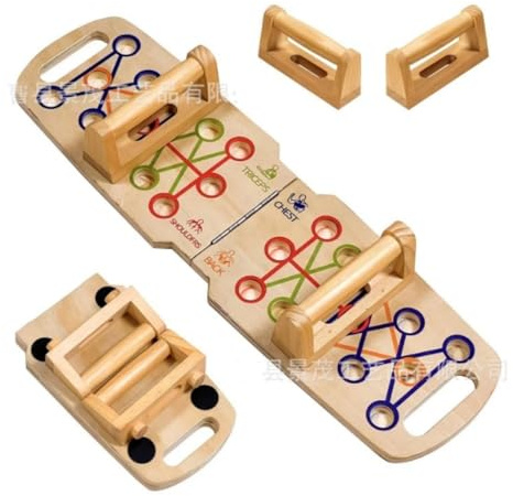 Generisch Liegestützgriffe Liegestütze Brett, Push Up Board Fitnessgeräte für Zuhause Calisthenics Equipment, Fitness Zubehör Liegestützbrett mit Zähl-Timer-Funktion Training für Männer Frauen.