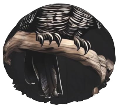 Bonnet de douche réutilisable pour homme et femme - Grand bonnet de douche imperméable lavable - Bonnet de bain fin de nuit - Bandeau élastique double couche pour cheveux longs, tresses