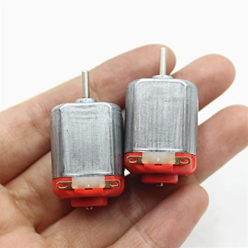 Mini Motor DC Micro Elektromotor, Motormodell, DIY-Spielzeug, Mikro-RC-Automotor, Mikromotor, 130-Gleichstrommotor, Gleichstrommotor, für Synthesizer-Kit für Elektrofahrzeuge, roter Motor, inklusive