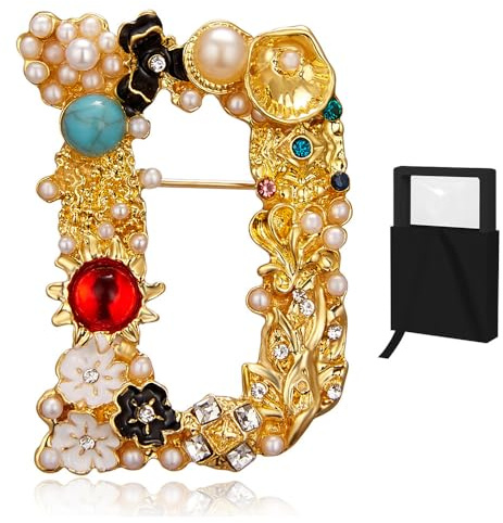 Broche femme, broche tendance, accessoire de fête pour filles, style féministe, strass, cristal-Avec coffret cadeau