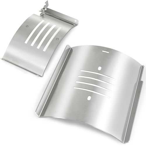 Flame Broiler Kit for Pit Boss Tabletop Portable 150 Pellet Grills Pro Series II Mahogany 150PPS Replacement Parts Pitboss Diffuser Heat Deflector Plate Smoker BBQ Accessories