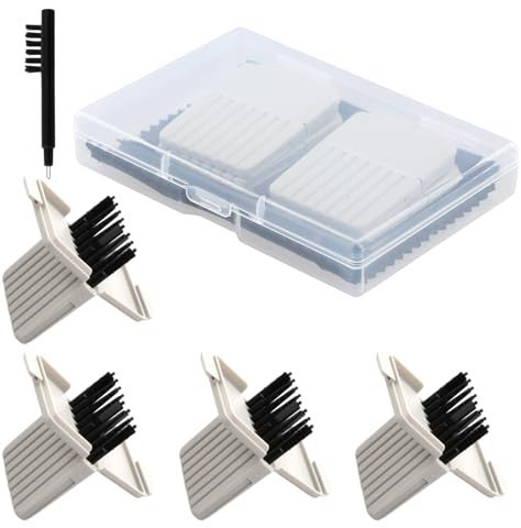 4Set 32 Stück Hörgerätefilter, Cerumenfilter, Hörgeräte Filter mit Reinigungsbürsten und Tüchern, Hörgeräte-Reinigungssets, hörgeräte reinigungsset Praktische, hörgeräte-Ohrenschmalzschutz-filter