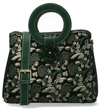 Laura Vita Borsa a manico da donna Alisa 04, colore:verde
