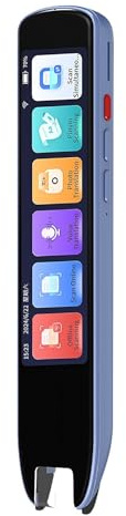 Bolígrafo traductor, bolígrafo portátil de lectura inteligente de inteligencia artificial, traductor electrónico de idiomas extranjeros para niños, adultos, profesores, aula, escuela, oficina, hogar