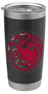 Game of Thrones Targaryen Sigil Logo Doppelwandiger Edelstahl-Thermobecher