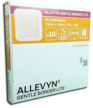 Allevyn Gentle Border Lite 15x15 cm Schaumverb.