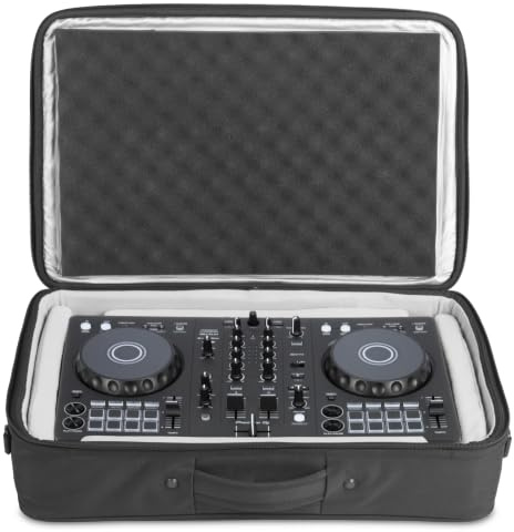 UDG Urbanite MIDI Controller Sleeve Medium, Black (U7101BL) | Urbanite MIDI controller sleeve for DJs on the go; padded for protection, easy carry handles