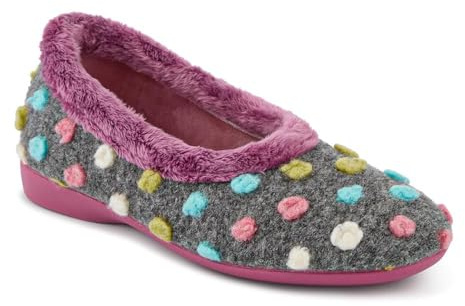Pavers Womens Full Slippers | Autumn Winter Collection | Full Slipper Slipper | Slip On | No-Heel