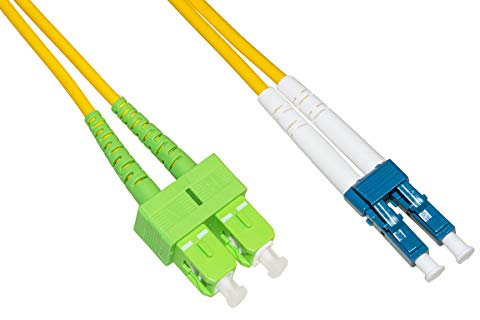 LINK LKSCALCU903 Cavo Fibra Ottica SC APC A LC UPC SINGLEMODE Duplex MT.3