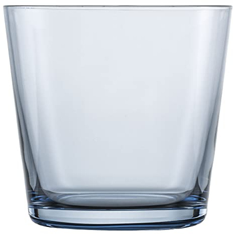 Zwiesel Glas Together 122339 - Juego de 4 vasos de agua (367 ml), color azul ahumado