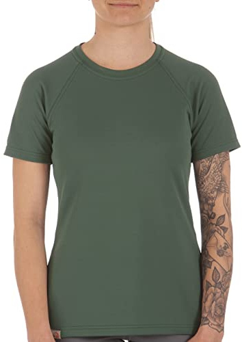 iQ-UV UV Shirt Damen Grün M – Hochwertige UV Kleidung Damen mit UV Schutz aus recyceltem Material – Uv Schutzkleidung Damen mit Kühleffekt – Atmungsaktiv & stilvoll