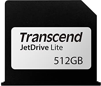 Transcend JetDrive Lite 130 Carte d'extension 512GB pour MacBook Air 13 (Fin 2010-2017) jusqu'à 95/55 MB/s - TS512GJDL130