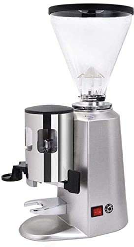 Molinillo de café eléctrico, acero inoxidable profesional resistente, molienda ultrafina con tamaño de taza ajustable, configuración de tamaño de molienda gruesa little surprise