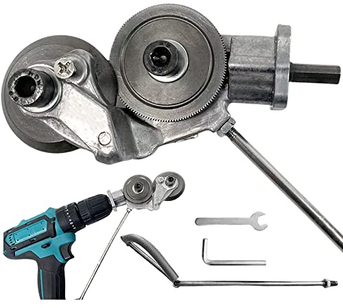 HEZHU Doppelkopf Blechknabber Blechnibbler Blechschneider Bohrmaschine Blechschere