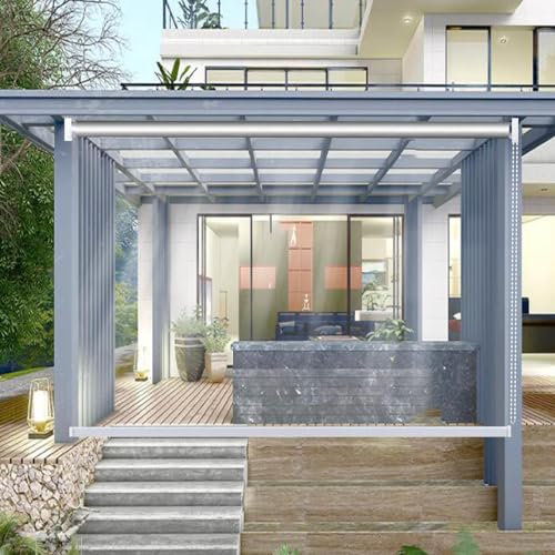 Tapparella Avvolgibile Pvc Trasparente-Cortina Impermeabili,Tenda a Rullo in Plastica per Esterni,Roll Up Tapparelle Antipolvere,Persiane Oscurante,Carport Gazebo Divisori,W×H-150×240cm/59.1×94.5in