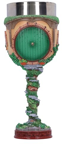 Nemesis Now Lord of the Rings The Shire Goblet 19.3cm, Resin, Officially Licensed Lord of the Rings Merchandise, Collectible Fantasy Giftware, Cast in the Finest Resin, Expertly Hand-Painted