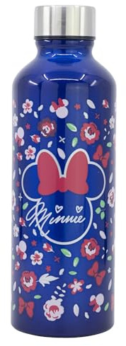 Bouteille en aluminium pour jeunes adultes - Bouteille d'eau réutilisable Minnie Mouse - 755 ml - Disney