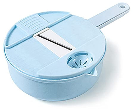 CVNIMV Portable String Vegetable Chopper - Veggie Slicer Cutter Grater, Cheese Chopper Mini, Food Processor Small, Potato Onion Garlic Chopper, Vegetable Chopper Dicer Cutter Dicing Machi