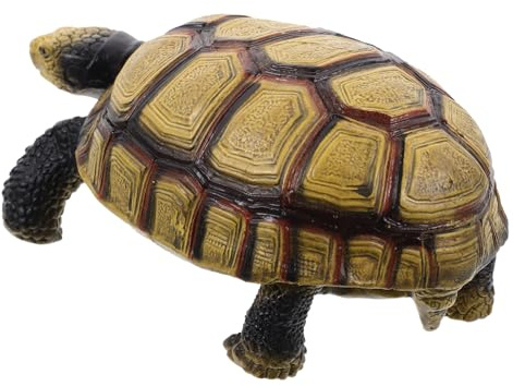 WHAMVOX Schildkröten Spielzeug Kunststoff Kognitives Landschildkrötenmodell Kinder Lernspielzeug Tierfigur Deko Schreibtisch